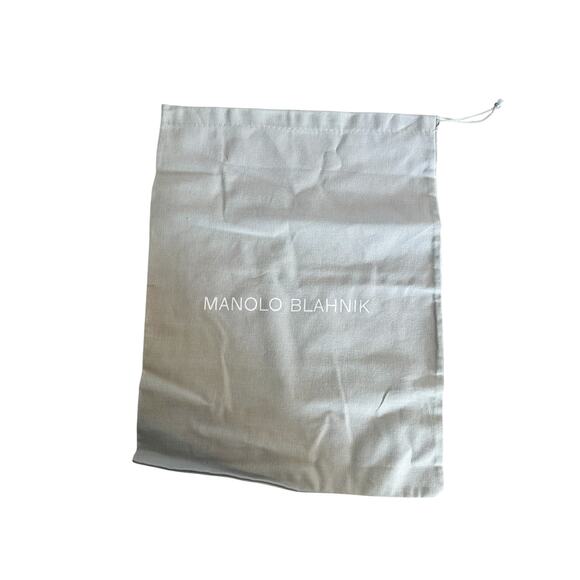 Manolo Blahnik Beige Suede Allurasa Slingback High Heel Pump 38 - Picture 9 of 10